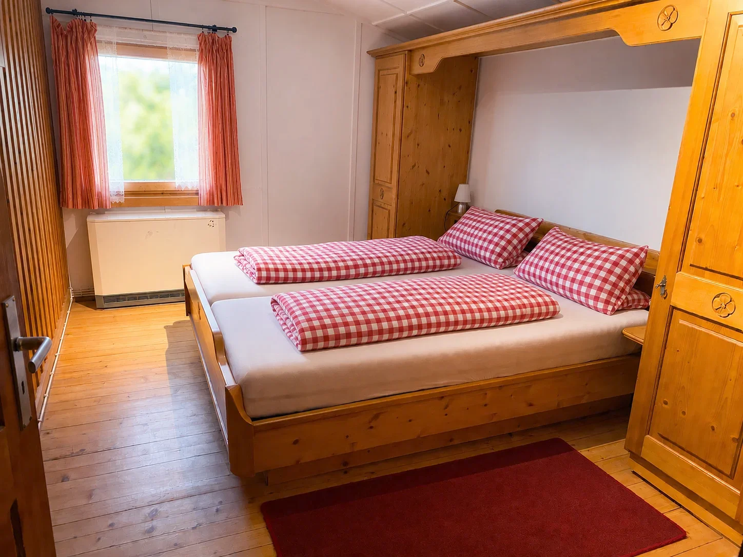 Doppelzimmer für Hüttenübernachtung im Schwarzwald auf der Krunkelbachhütte